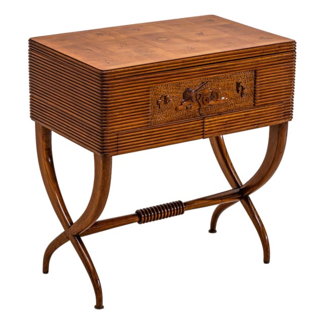 Sewing Cabinet by Luigi Scremin, Italy, 1930s For Sale