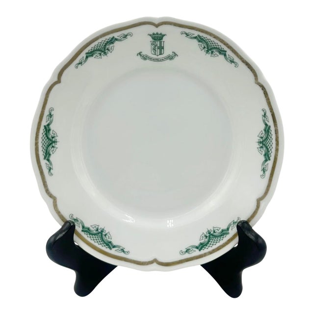 Vintage Grand Hotel Et De Milan Italy Plate 6.5"d For Sale