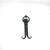 2020s Hand-Forged Wrought Iron Ring Door Knocker (Gold Patina) Classic Entrance Hardware For Sale - Image 5 of 7