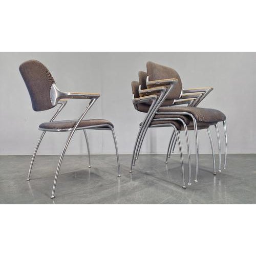 Golf Dining Chairs attributed to Franceso Zaccone, Germany, 1970s, Set of 4 For Sale - Image 11 of 18