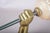1950s Bronze Fist Wall Sconce with Amber Glass Shade in the style of Maison Jansen, 1950s For Sale - Image 5 of 9