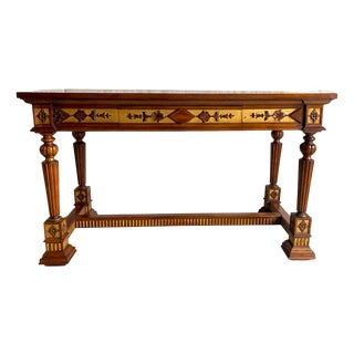 Neo-Renaissance Italian Desk, 1930s For Sale