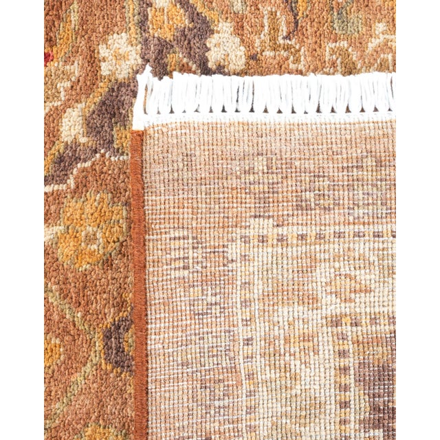 2000 - 2009 Eclectic, One-of-a-Kind Hand-Knotted Area Rug - Brown, 6' 3" x 8' 9" For Sale - Image 5 of 8