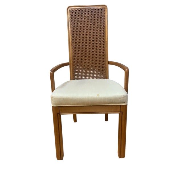 Mid 20th Century MCM American of Martinsville Cane Dining Chairs - 6 For Sale - Image 5 of 12