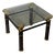 Regency Side Table with Glass Top For Sale