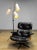 Beige Swedish Floor Lamp with Jute Fabric Shades by Svend Aage Holm-Sørensen, 1950s For Sale - Image 8 of 10