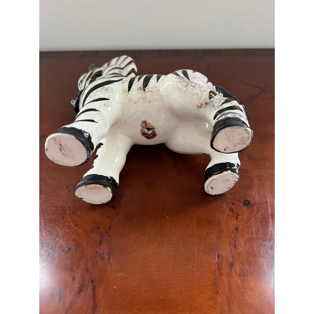 Vintage Lefton Ceramic Zebra Figurines a Pair Chairish
