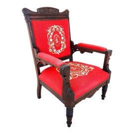 Example of Ruby Red Victorian Seating