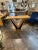 MCM Italian Elm Wood v Shape Console For Sale In Dallas - Image 6 of 8