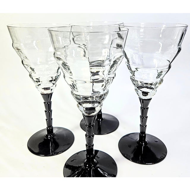 Glam Goth Goblets- Set of Four For Sale - Image 9 of 9