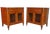 Wood 1960's Kindel French Regency Louis XVI Walnut Nightstands With Lattice Doors For Sale - Image 7 of 15