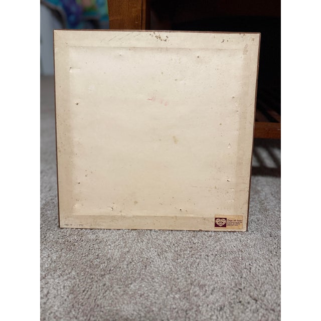 Vintage Design With Scissors Nursery Art 1985, Signed by r.w. For Sale - Image 4 of 7