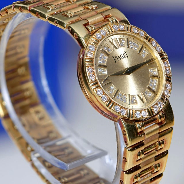 Piaget Dancer 125th Anniversary Limited Edition Diamond 18k Gold Watch For Sale - Image 11 of 14