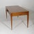 Wood Vintage Walnut Desk with Brass Details, 1950s For Sale - Image 7 of 15