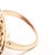 1960s Vintage Large Agate & Diamond Statement Rig, 14k Yellow Gold, Ring Size 5 For Sale - Image 5 of 6