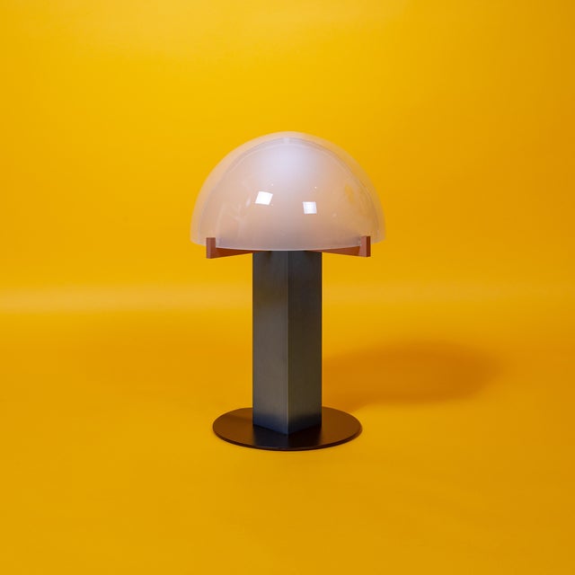 1980s Modernist Table Lamp by Ron Rezek For Sale - Image 5 of 9