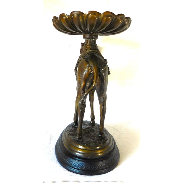 Large Vintage Bronze Figural Camel Sculpture Figurine Centerpiece 25lbs! For Sale In West Palm - Image 6 of 13