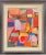 Mid-Century Colorful Abstract Painting by Kenneth Joaquin, Framed, 27.25” X 22.25” For Sale In San Diego - Image 6 of 8