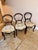 Quality set of six antique Victorian rosewood dining chairs, having moulded spoon form backs with carved foliate details...