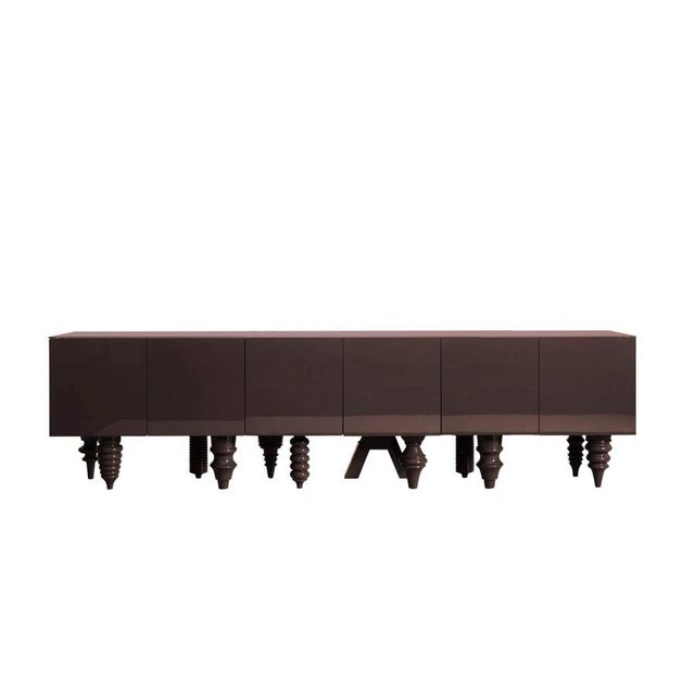 3M Multileg Cabinet in Berry Red Lacquer by Jaime Hayon for BD Barcelona For Sale - Image 13 of 14