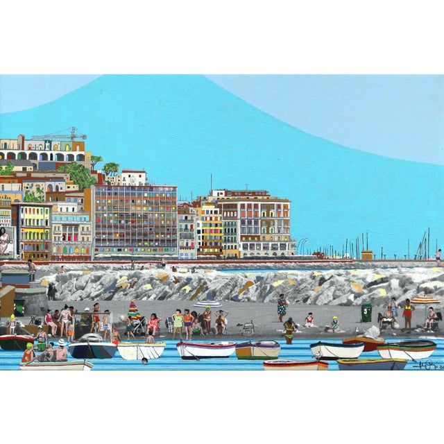 "Napoli" Original Artwork by Fabio Coruzzi For Sale - Image 10 of 10