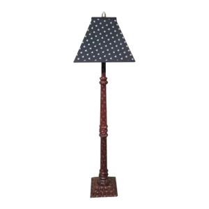 Wildwood Accents Paint Decorated Floor Lamp W. Shade
