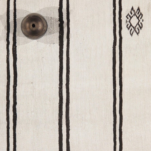 Traditional Pasargad Home Vintage Kilim Ivory Area Rug, 5' 4'' X 6' 0'' For Sale - Image 3 of 5