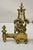 Antique French Empire Neoclassical Bronze Figural Lyre Harp Andirons - A Pair For Sale - Image 10 of 12