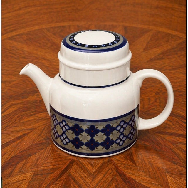 Description: Vintage 3-piece coffee/tea serving set in the sought-after Tangier pattern by Royal Doulton, produced circa...
