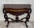 Wood 20th Century French Regency Carved Walnut Console Table With Drawer For Sale - Image 7 of 8