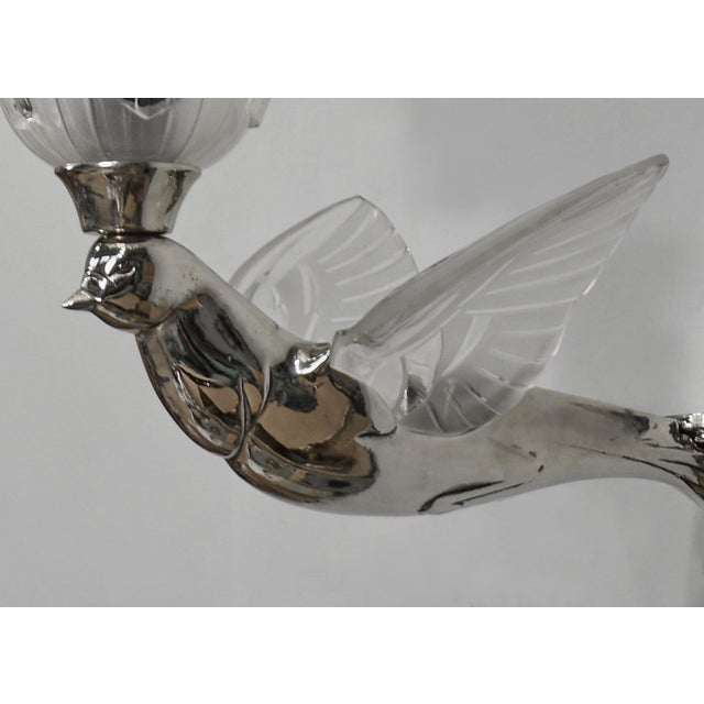 French Art Deco Wall Sconces by Boris Lacroix 1930s France - A Pair For Sale - Image 10 of 14