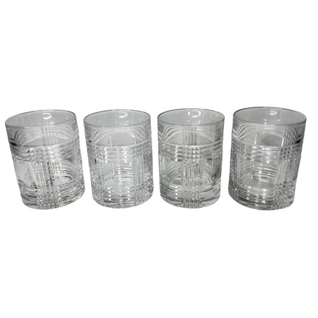 German-made Ralph Lauren Glendale crystal barware, set of four. All are in great condition. Free shipping is offered to...