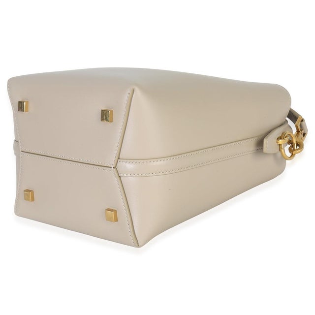 Animal Skin Beige Calfskin Small Le 37 Bucket Bag For Sale - Image 7 of 9