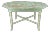 Late 20th Century Regency Style Green Tray Coffee Table, For Sale