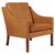 Tan Model 2207 Lounge Chair in Teak and Leather attributed to Børge Mogensen for Fredericia, 1960s For Sale - Image 8 of 8