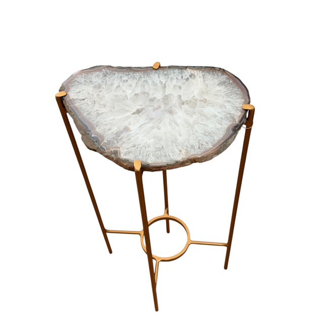 Contemporary Unusual Modern Handcrafted Drinks Table. For Sale - Image 3 of 5