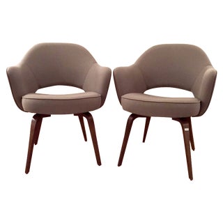 Knoll Saarinen Executive Armchairs - A Pair For Sale