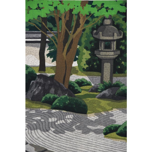 Masao ido (1945–2016) — myōman-ji temple garden, 1990 — rare artist’s proof (ap), signed limited edition woodblock print....