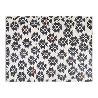 Afghan Modern Kilim Flatweave Wool Rug, For Sale