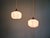 Art Deco Pendant Lights in Pink Marbled Opaline Glass, 1930s, Set of 2 For Sale - Image 13 of 15