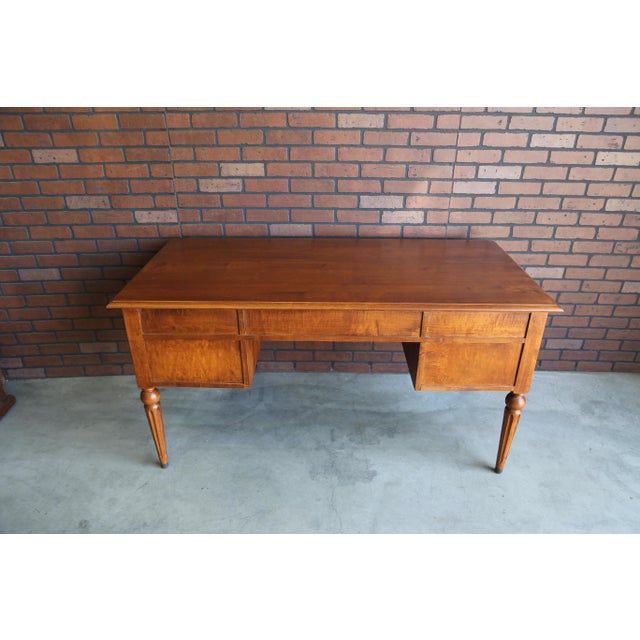 1990s Country Ethan Allen Writing Desk Chairish