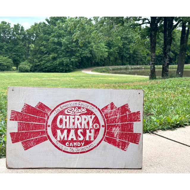 Vintage Country Store Advertising Sign for Cherry Mash For Sale - Image 13 of 13