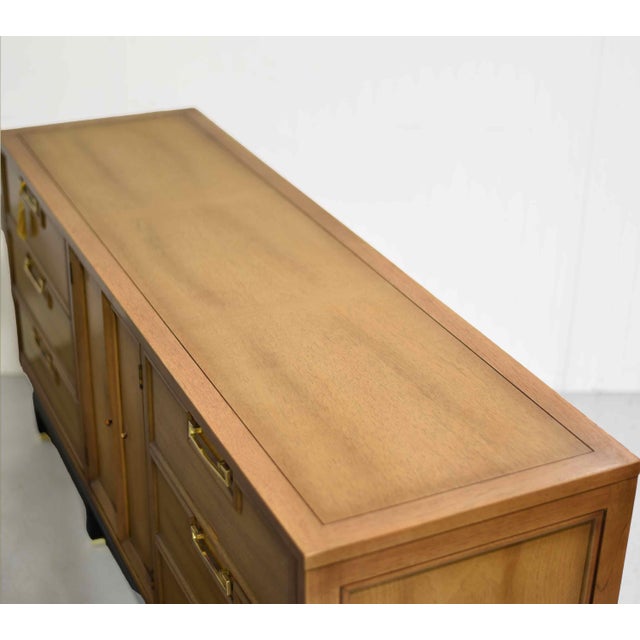 Mid Century Ming Style Lowboy Dresser by American of Martinsville For Sale - Image 10 of 13