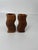 Rustic Swizzle Wooden Candleholders - A Pair For Sale In Greenville, SC - Image 6 of 8