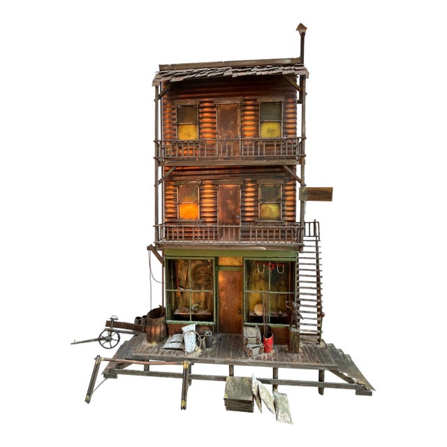 1970s Curtis Jere Signed, Western Themed General Store For Sale