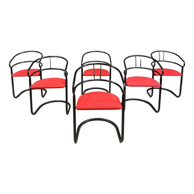 Post Modern Dining Chairs, 1980s, Set of 6 For Sale