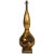 1950s Tall Églomisé Gilt Peacock Lamp For Sale - Image 9 of 9