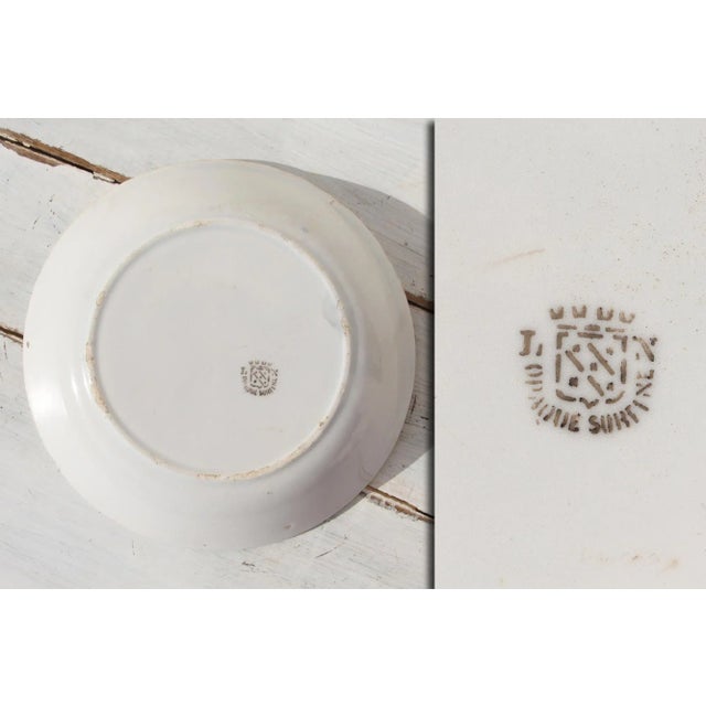 Late 19th Century Antique French Provincial Faience Plate Depicting a Bird, Marked For Sale - Image 10 of 13