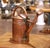 19th Century French Brass and Copper Watering Can From Normandy For Sale - Image 4 of 11