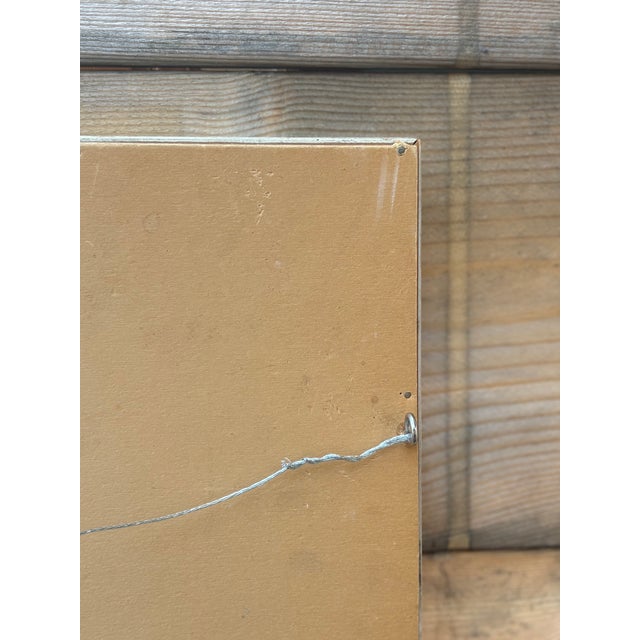 Framed Flower Embroidery For Sale - Image 4 of 4